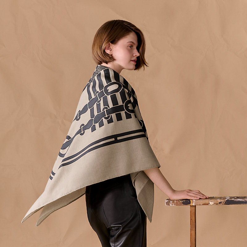 Coaching twill applique scarf 120 | Hermès Mainland China